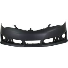 Front Bumper Cover For 2012-2014 Toyota Camry W Fog Lamp Holes Primed