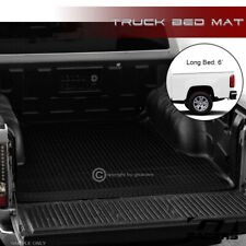 For 2015-2022 Coloradocanyon 6 Black Rubber Diamond Truck Bed Floor Mat Liner