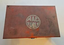 Mac Tools Vintage Impact Hammer Sockets Metal Box Red Box Only