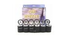 Chrome Replacement Wheels Tires Set Rims For 124 Scale Cars And Trucks 2003