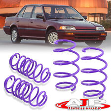 Purple Suspension Performance Lowering Springs For 1988-1991 Honda Civic Crx Ef