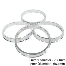 Set Of 4 Hub Centric Hubcentric Aluminum Rings 73.1mm - 66.1mm 73mm 66.10mm