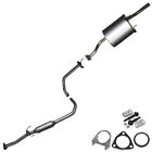 Stainless Steel Exhaust System Kit Fits 1999-2000 Honda Civic Ex 99-00 Acura El