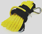 Synthetic Winch Rope Yellow 38 Inch Thick Cable 38 X 50 Feet Offroad Recovery