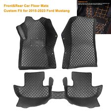Car Floor Mats Custom Fit For Ford Mustang 2015-2023 All Surround Shockproof
