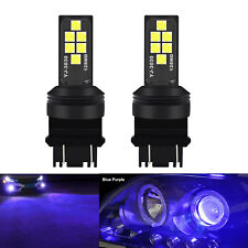 A1 Auto 2x 3156 3157 Led Bulbs Blue Purple Bright Smd 3030 Turn Signal Light