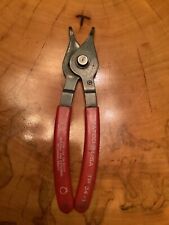 Matco Tools Tp34 7.5 Long Red Handle Straight Retaining Snap Ring Pliers Usa M4