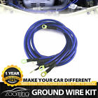 Universal Blue 5-point Performance Car Grounding Wire Ground Cable System Kit