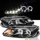 Black 2003-2006 Mazda 6 Mazda6 Led Halo Drl Projector Headlights Headlamps Pair