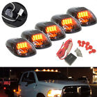 Smoked Lens Roof Top Cab Amber Running Light Drl Led For Dodge Ram 1500 2500