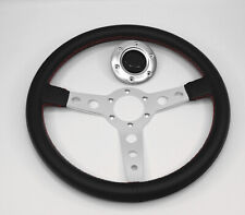 13 Aluminum Car Off Road Drifting Pvc Spoke Red Racing Jdm Steering Wheel Horn