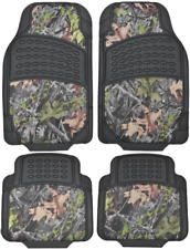 Camouflage 4 Piece All Weather Waterproof Rubber Car Floor Mats - Fit Most Car T