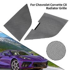 For Corvette C8 20-24 2021 2022 Front Grill Covers Radiator Guards Steel 2pcs