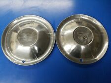 Set Of 2 Vintage 1954 Desoto 15 Hubcaps Wheel Covers Used