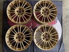 08-14 Subaru Wrx Sti Rare Gold Oem Bbs Forged Wheel Rim 18x8.5 55 5x114.3
