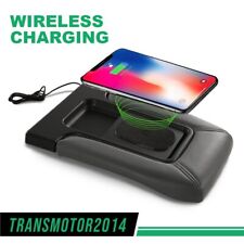 Usb Port Wireless Charging Armrest Center Console Fit For 01-07 Chevy Silverado