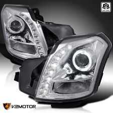 Clear Fits 2003-2007 Cadillac Cts Led Halo Projector Headlights Lamps Leftright