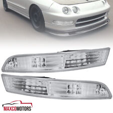 Bumper Lights Fits 1994-1997 Acura Integra Front Turn Signal Lamps Leftright