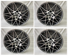 4pc Gunmetal 19 New Bmw Wheels Rims Fits 1 Series 3 Series 4 Series 5 Series
