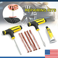 Car Tubeless Tyre Tire Puncture Repair Plug Repair Needle Patch Fix Tool Kits