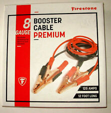 Firestone 8 Gauge Booster Cable Premium 125 Amps 12 Ft Long Nib Jumper Cables