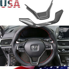 For Honda Accord 2018-2022 Carbon Steering Wheel Frame Cover Trim Accessories