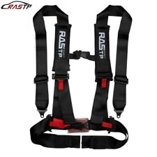 4 Point 3 Racing Style Harness Belt 4pt Camlock Quick Release Black