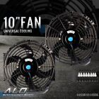 Fit For 2x 10 Inch Universal Slim Fan Push Pull Electric Radiator 12v Mount Kit