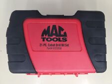Mac Tools 6321dsb 21 Piece Cobalt Drill Bit Set Replacement Case No Drill Bits