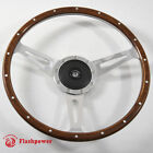 15 Classic Wood Steering Wheel Riveted Vintage Ford Mustang Shelby Ac Cobra