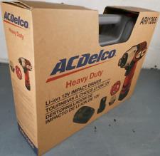 Acdelco Ari1265 12v Li-ion Impact Driver Kit 105 Ft. Lb. Torque Hd 4 Pole Motor