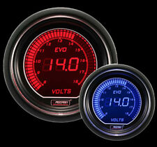 52mm Evo Series Red And Blue Volt Gauge
