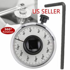 360 Degree 12 Drive Torque Angle Gauge Meter Rotation Measure Tool Wrench