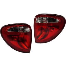 Tail Lights For 2004-07 Dodge Grand Caravan Town Country Lh And Rh With Bulbs