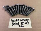 87-93 Ford Mustang Lower Intake Bolts Set Factory Fasteners Stock Gt40 5.0 Oem
