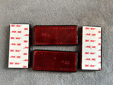 Hella Reflex Reflector Red Rectangle 3m Sticker Backing 8ra 003326167 Set Of 4