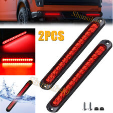10 Red Led Trailer Tail Light Bar Stop Turn Brake Light For Truck Pickup Boat