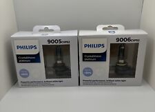 Philips Crystal Vision Platinum 9005 9006 Combo Kit 5565w Lamp Bulbs New