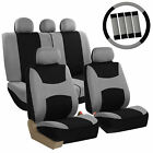 Car Seat Covers For Auto Full Set Gray Wsteering Wheelbelt Pad5head Rest