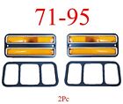 71 95 Chevy Van 2pc Deluxe Amber Front Side Lights G10 G20 G30 Gmc