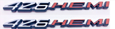 426 Hemi Emblems Challenger Charger Retro Pair For Hood Shaker Or Fender