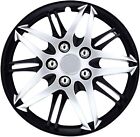 Pilot Universal Fit Black And Chrome 15 Wheel Covers - Set Of 4 Wh544-15c-blk