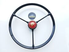 Vintage Steering Wheel For Vw Split Bus With Red Lady Horn Button