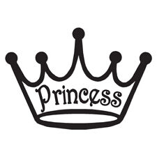 Princess Crown Tiara - Vinyl Decal Sticker - Multiple Colors Sizes - Ebn2326