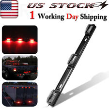 Pseqt Smoked 15 Red Led Marker Clearance Id Bar Light For Truck Boat Trailer Rv