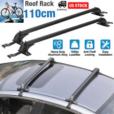 Universal Car Top Roof Rack Cross Bar 43.3 Luggage Carrier Aluminum Lock New