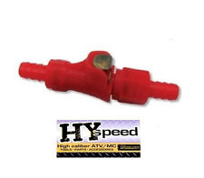 Hyspeed Fuel Gas Line Quick Connect Red Disconnect 516 Motorcycle Dual Shut Off