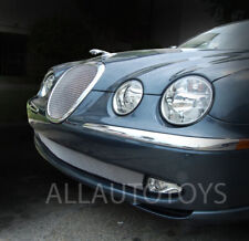Jaguar S-type Top Insert Lower Bumper Mesh Grille Grill Set 1999 Through 2004