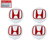 Honda Acura Nsx White Logo Wheel Center Cap Set Genuine 44732-sl0-960