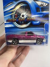 Hot Wheels Dodge Ram 1500 Pickup - 2006 141 - Pink With Flames Mopar